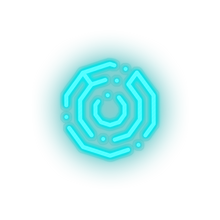 Charger l'image dans la galerie, ice_blue 302_komodo_coin_crypto_crypto_currency led neon factory