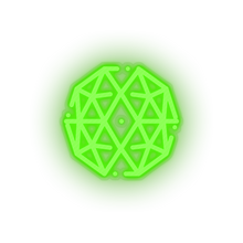 Charger l'image dans la galerie, green 308_qtum_coin_crypto_crypto_currency led neon factory
