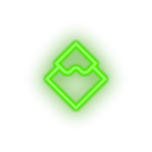 Charger l'image dans la galerie, green 312_waves_coin_crypto_cryptocurrency_currency led neon factory