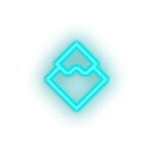 Charger l'image dans la galerie, ice_blue 312_waves_coin_crypto_cryptocurrency_currency led neon factory