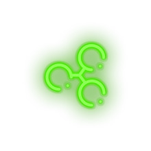 Charger l'image dans la galerie, green 318_cryptocurrency_ripple_technology led neon factory