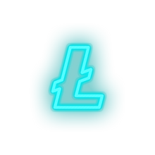 Charger l'image dans la galerie, ice_blue 319_coin_cryptocurrency_lite_coin_money led neon factory