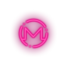 Charger l'image dans la galerie, pink 324_monero_coin_crypto_crypto_currency led neon factory