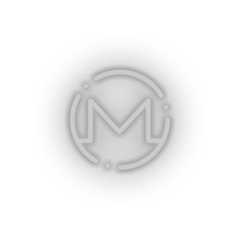 Charger l'image dans la galerie, white 324_monero_coin_crypto_crypto_currency led neon factory