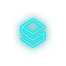 Charger l'image dans la galerie, ice_blue 325_stratis_coin_crypto_crypto_currency led neon factory