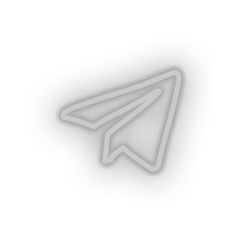 Charger l'image dans la galerie, white 335_telegram_logo led neon factory