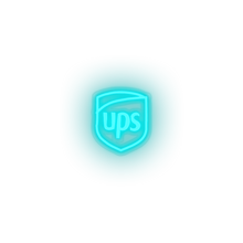 Charger l'image dans la galerie, ice_blue 351_ups_logo led neon factory