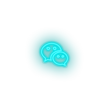 Charger l'image dans la galerie, ice_blue 374_weixin_logo led neon factory