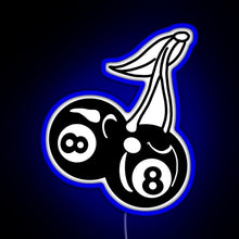 Charger l'image dans la galerie, 8 BALL CHERRIES RGB neon sign blue