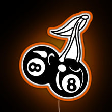 Charger l'image dans la galerie, 8 BALL CHERRIES RGB neon sign orange