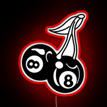 Charger l'image dans la galerie, 8 BALL CHERRIES RGB neon sign red
