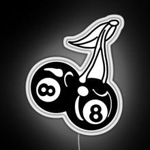 Charger l'image dans la galerie, 8 BALL CHERRIES RGB neon sign white