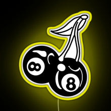 Charger l'image dans la galerie, 8 BALL CHERRIES RGB neon sign yellow