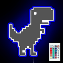 Charger l'image dans la galerie, 8bit Dino RGB neon sign remote