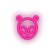 Charger l'image dans la galerie, pink alien led adventure alien astronomy monster outer space space ufo neon factory