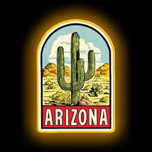 Charger l'image dans la galerie, Arizona Vintage Travel Decal neon sign