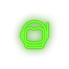 Charger l'image dans la galerie, green astronaut led adventure astronaut astronomy cosmonaut helmet outer space space neon factory