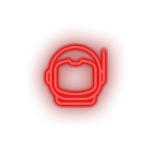 Charger l'image dans la galerie, red astronaut led adventure astronaut astronomy cosmonaut helmet outer space space neon factory
