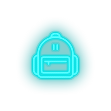 Charger l'image dans la galerie, ice_blue backpack_boy led back to school backpack education haversack school bag student study neon factory
