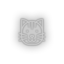 Charger l'image dans la galerie, white cat led animal carnivore cartoon cat house pet pet zoo neon factory