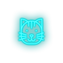 Charger l'image dans la galerie, ice_blue cat led animal carnivore cartoon cat house pet pet zoo neon factory