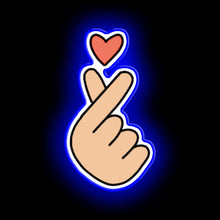 Charger l'image dans la galerie, Finger Heart neon sign
