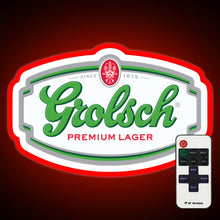 Charger l'image dans la galerie, Grolsch neon LED wall sign