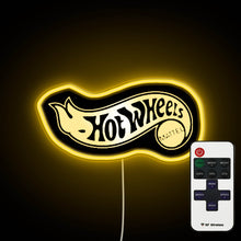 Charger l'image dans la galerie, Hot Wheels Logo neon sign