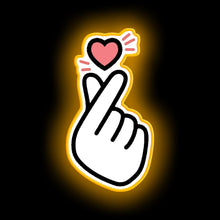 Charger l'image dans la galerie, KPOP - Finger heart neon sign