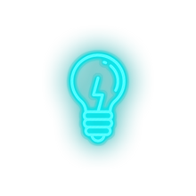 Charger l'image dans la galerie, ice_blue light_blub led back to school creative education idea light blub student study neon factory