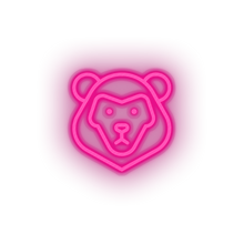 Charger l'image dans la galerie, pink lion led animal carnivore cartoon fauna leo lion zoo neon factory