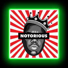 Charger l'image dans la galerie, Notorious B.I.G Black Neon Sign