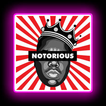 Charger l'image dans la galerie, Notorious B.I.G Black Neon Sign