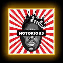 Charger l'image dans la galerie, Notorious B.I.G black neon sign