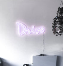 Charger l'image dans la galerie, Drive movie logo white led light neon