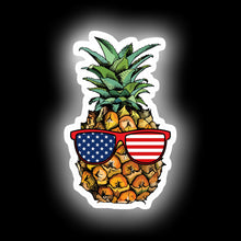 Charger l'image dans la galerie, Ananas patriotique - Enseigne au néon du 4 juillet