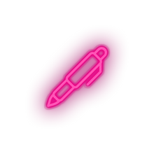 Charger l'image dans la galerie, pink pen led back to school edit education pen student study write neon factory