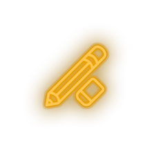 Charger l'image dans la galerie, warm_white pencil_erase led back to school education erase pencil student study write neon factory