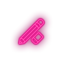 Charger l'image dans la galerie, Pencil Erase Back to school education erase pencil student study write Neon led factory
