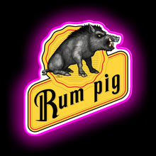 Charger l'image dans la galerie, Rum Pig led sign