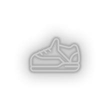 Charger l'image dans la galerie, white shoes led back to school education shoes sneakers sport student study neon factory