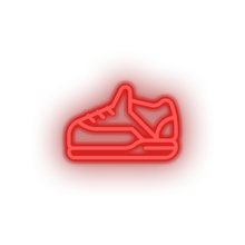 Charger l'image dans la galerie, red shoes led back to school education shoes sneakers sport student study neon factory