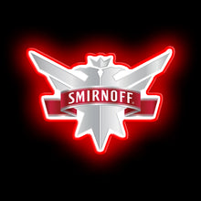 Charger l'image dans la galerie, Smirnoff logo neon led sign bar