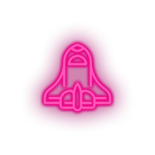 Charger l'image dans la galerie, pink space_ship led adventure astronomy outer space space space ship spacecraft transportation neon factory