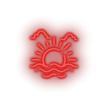 Charger l'image dans la galerie, Sunset sunrise Beach holiday sea summer sun sunset sunrise vacation Neon led factory