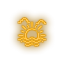 Charger l'image dans la galerie, warm_white sunset_sunrise led beach holiday sea summer sun sunset sunrise vacation neon factory