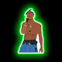 Charger l'image dans la galerie, Sign de néon de la vie du rappeur Tupac