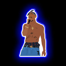Charger l'image dans la galerie, Sign de néon de la vie du rappeur Tupac