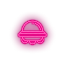 Charger l'image dans la galerie, pink ufo led adventure alien astronomy outer space space space ship ufo neon factory