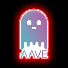 Charger l'image dans la galerie, AAVE "LEND" Crypto neon sign